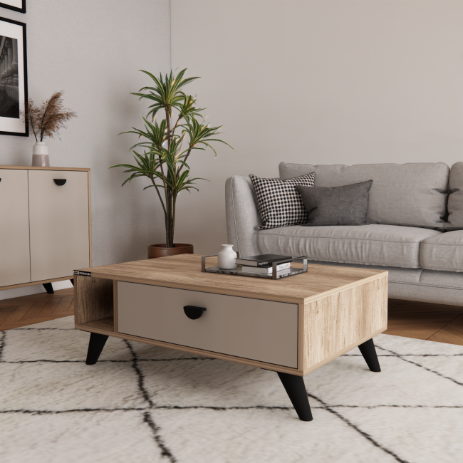 ADEL 1 DRAWER COFFEE TABLE (100CM) (A1-A7)