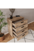 DIAMOND CHEST DRAWERS (ALASKA) ( 80 X 100 X 50 )