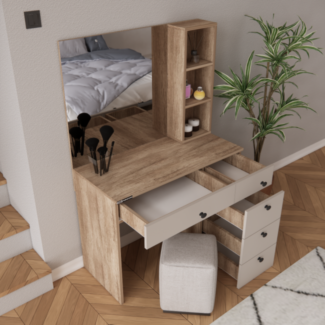 ADEL FLORA DRESSING TABLE (ALASKA) ( 100 X 152 X 49 )