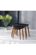 MARBLE TRIPLE COFFEE TABLE