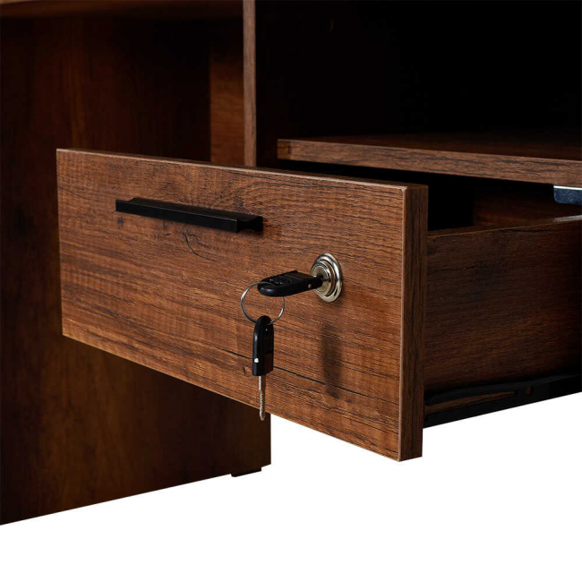 CONCEPT DESK WITH LOCK ( 120cm X 75cm X 60cm )