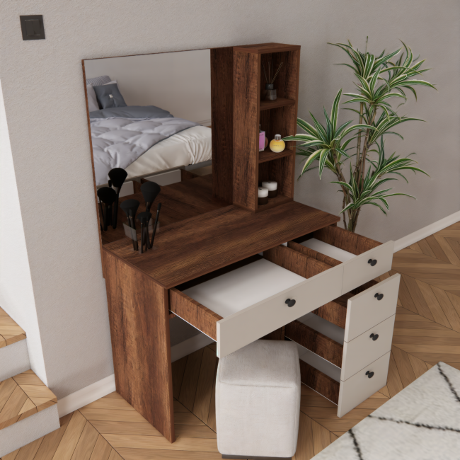 ADEL FLORA DRESSING TABLE ( BAROK ) ( 100 x 152 x 49 )