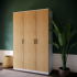 3 DOORS WARDROBE ( 135CM x 210CM x 51,5CM )
