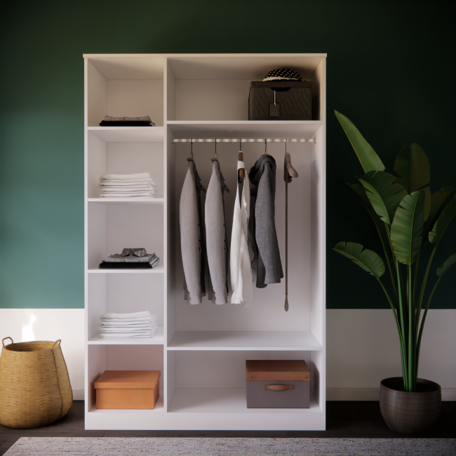 3 DOORS WARDROBE ( 135CM x 210CM x 51,5CM )
