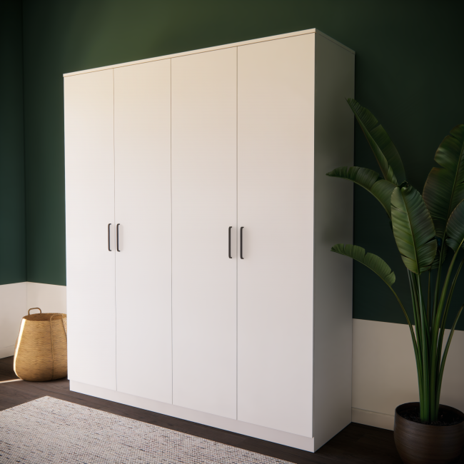 4 DOORS WARDROBE ( 180CM x 210CM x 51,5CM )