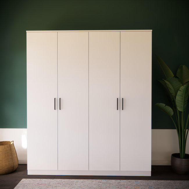 4 DOORS WARDROBE ( 180CM x 210CM x 51,5CM )