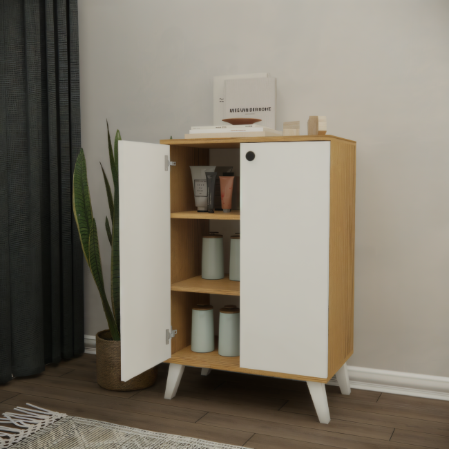 DIAMOND 2-DOOR 2-SHELF MULTI-PURPOSE CABINET