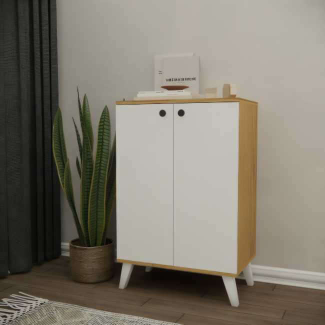 DIAMOND 2-DOOR 2-SHELF MULTI-PURPOSE CABINET