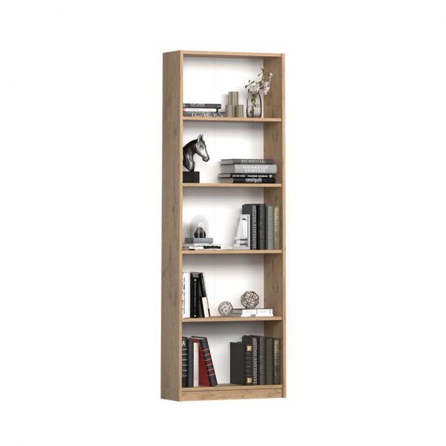 MAX 5 SHELF BOOKCASE (170cm X 60cm X 25cm )