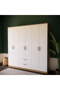 6 DOORS WARDROBE ( 210CM x 210CM x 51,5CM )