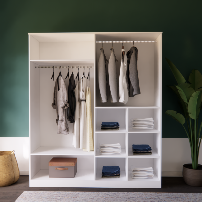 4 DOORS WARDROBE ( 180CM x 210CM x 51,5CM )