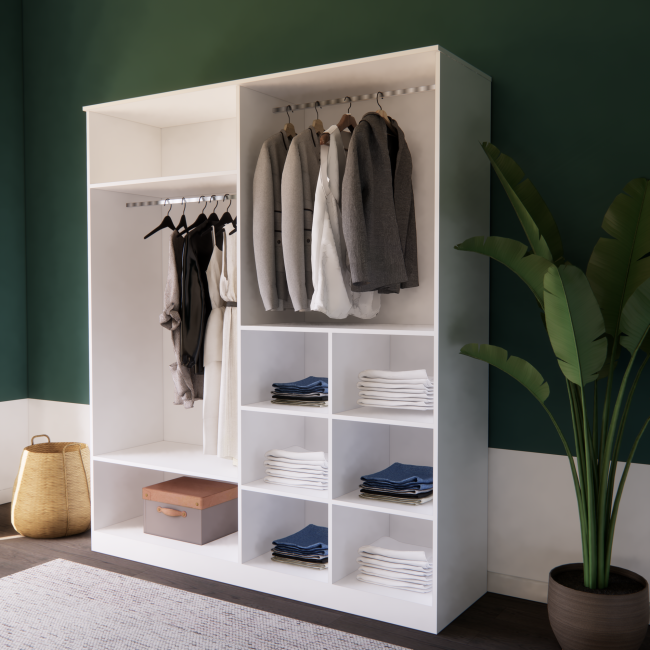 4 DOORS WARDROBE ( 180CM x 210CM x 51,5CM )