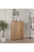 RIO 3 SHELF BOOKCASE WITH DOORS AND LOCK ( 72cm X 110cm X 36cm )