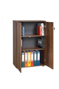 RIO 3 SHELF BOOKCASE WITH DOORS AND LOCK ( 72cm X 110cm X 36cm )