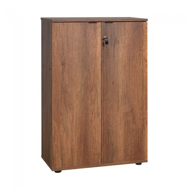 RIO 3 SHELF BOOKCASE WITH DOORS AND LOCK ( 72cm X 110cm X 36cm )